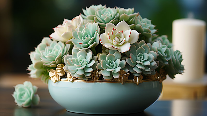 Realistic Succulents