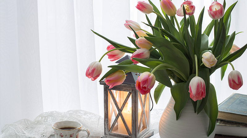 Seasonal Artificial Tulips