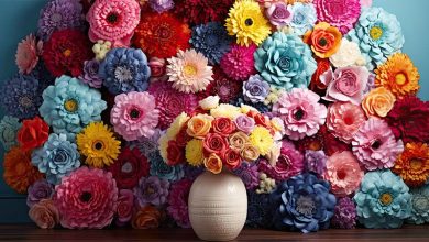 How to paint artificial flowers?