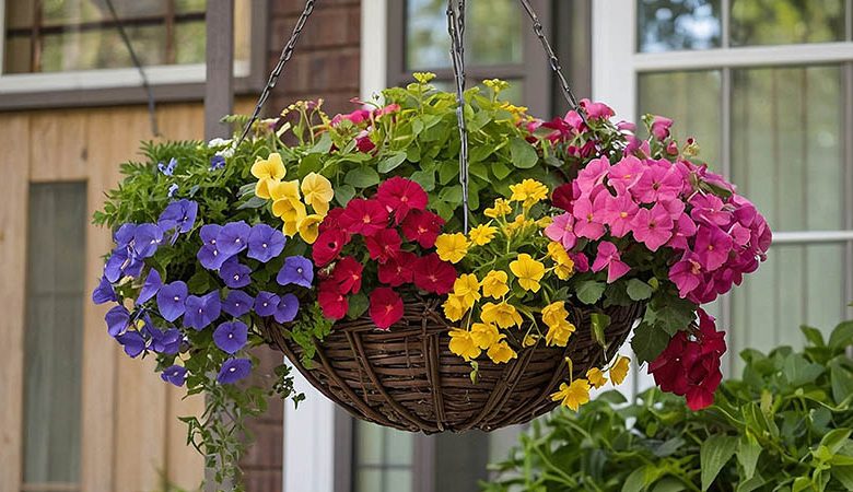 How to Take Care of Hanging Flower Baskets