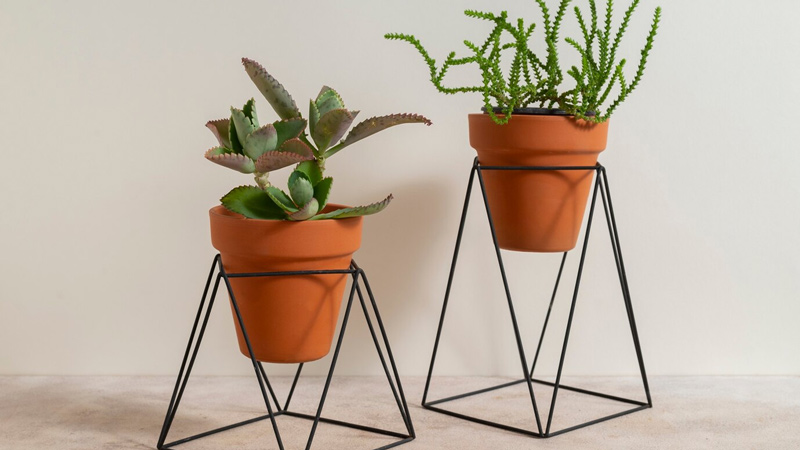 Cheap alternative to hanging flower baskets